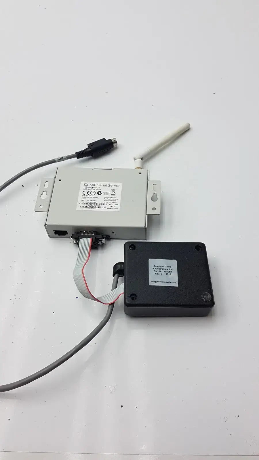 Silex Technology SX-500 Serial Server With American Cable Part 75505R - Device