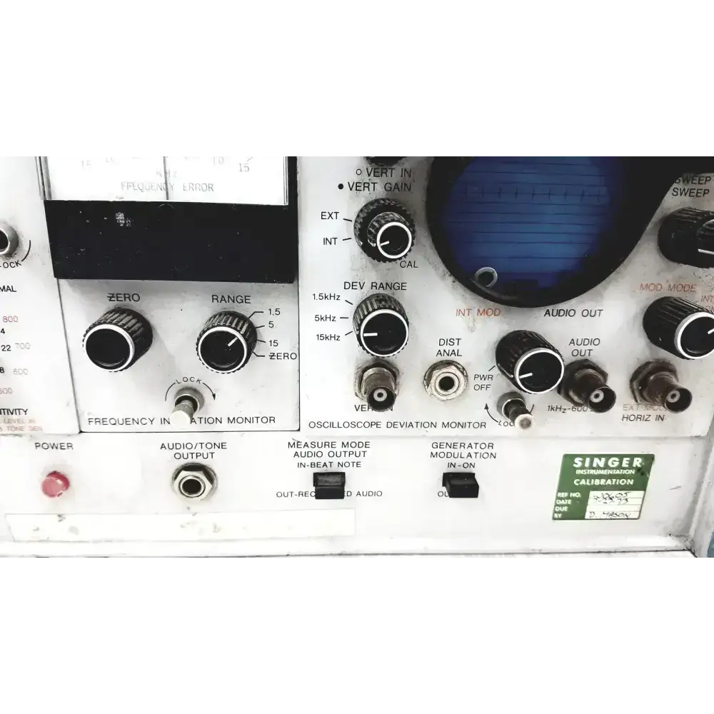 Singer Gersch FM10C Frequency Meter/Signal Generator