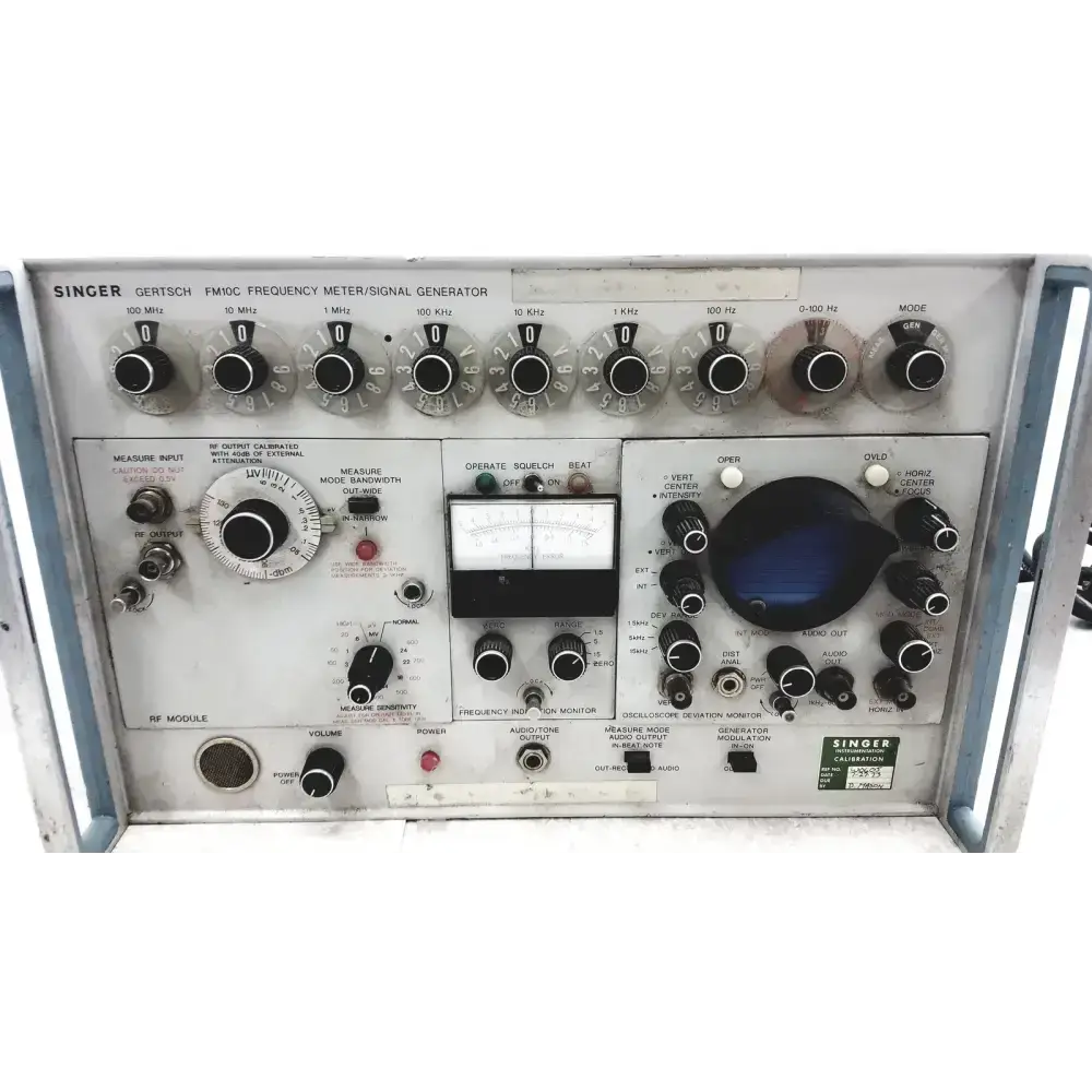Singer Gersch FM10C Frequency Meter/Signal Generator
