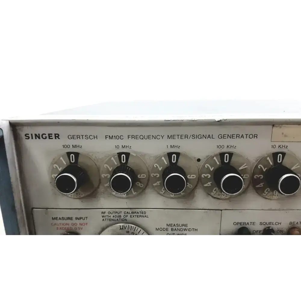 Singer Gersch FM10C Frequency Meter/Signal Generator