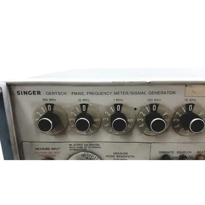 Singer Gersch FM10C Frequency Meter/Signal Generator