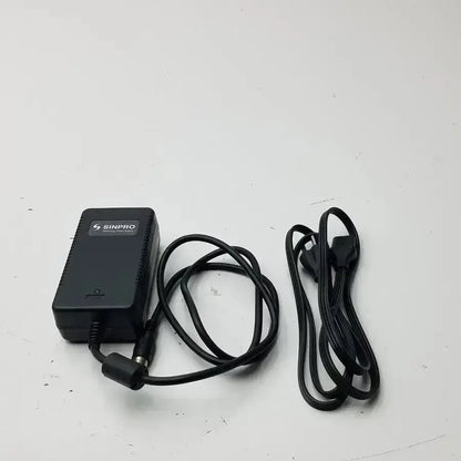 Black sinpro switching power supply adapter with coiled black cables g-bbde3-17k for buy used medical equipment