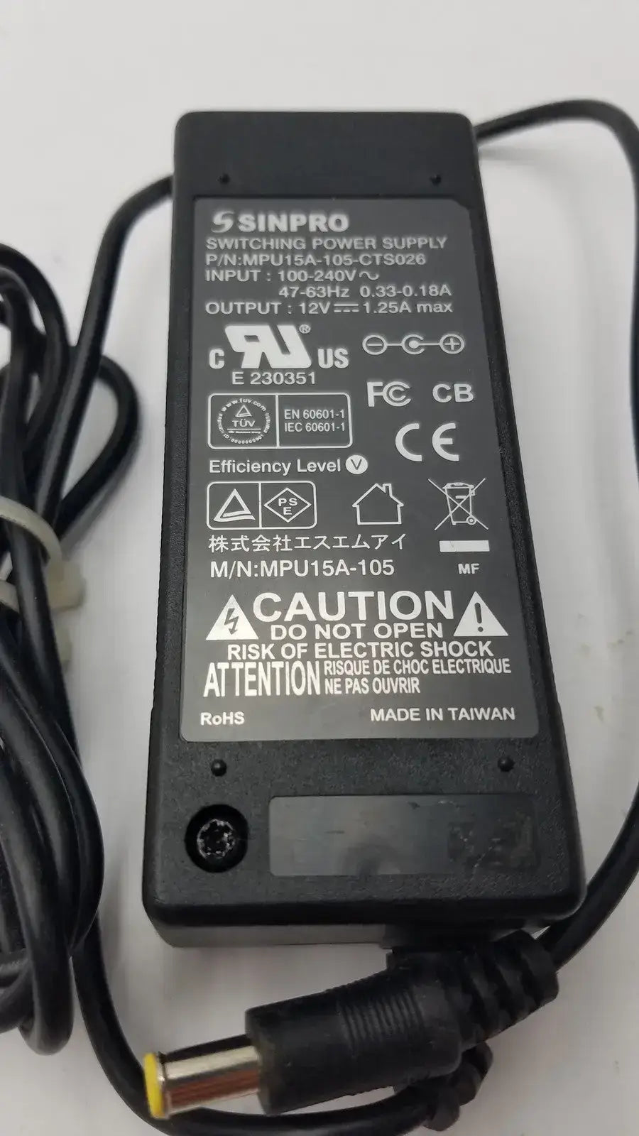 Sinpro Switching Power Supply MPU15A-105