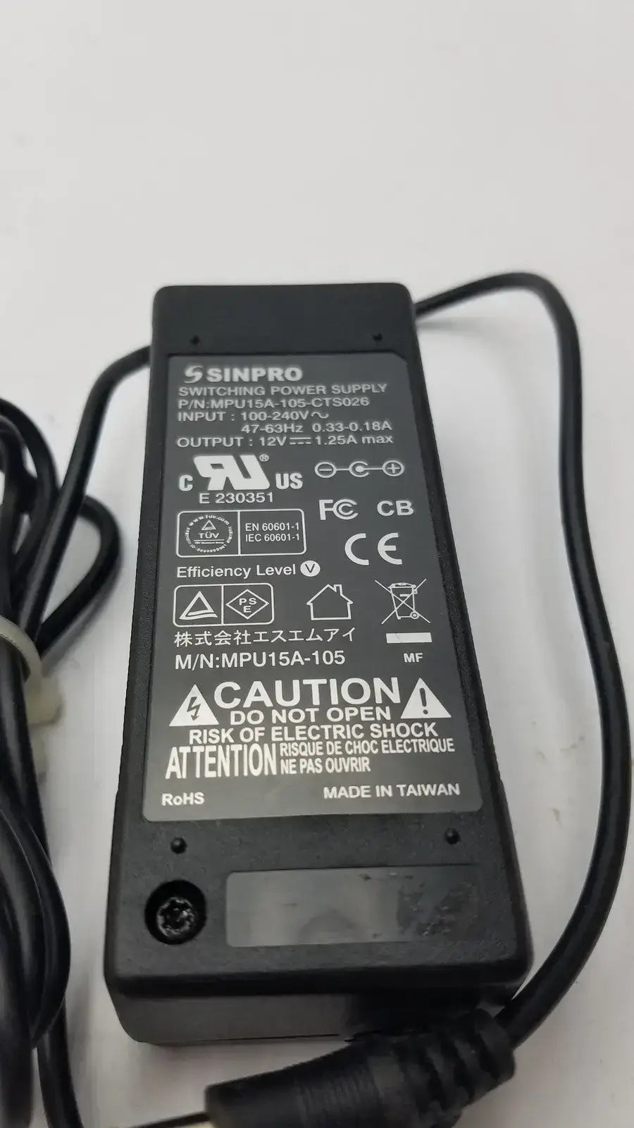Sinpro Switching Power Supply MPU15A-105