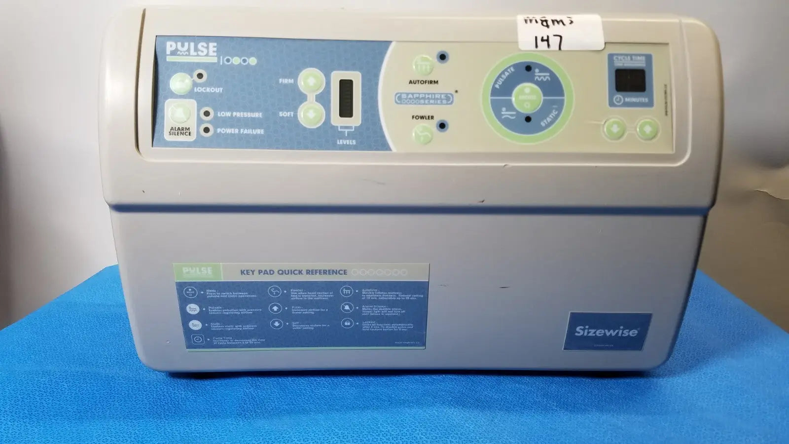 Sizewise PULSE 1000 Alternating Pressure Mattress Pump System