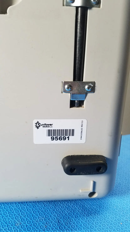 Gray plastic sizewise sapphire low air loss mattress pump with black cable metal bracket and sunflower medical label for buy used medical equipment