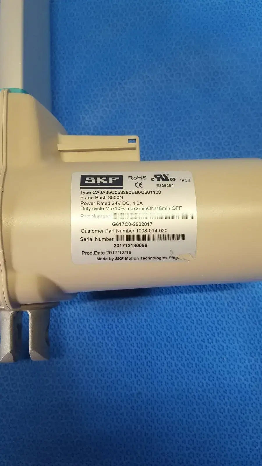 SKF CAJA35C053290 Force Push 3500N Linear Actuator