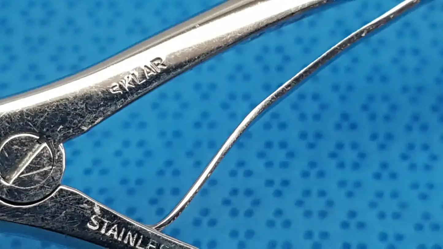 SKLAR Curved Blunt-End Surgical Instrument – Stainless Steel Medical Tool