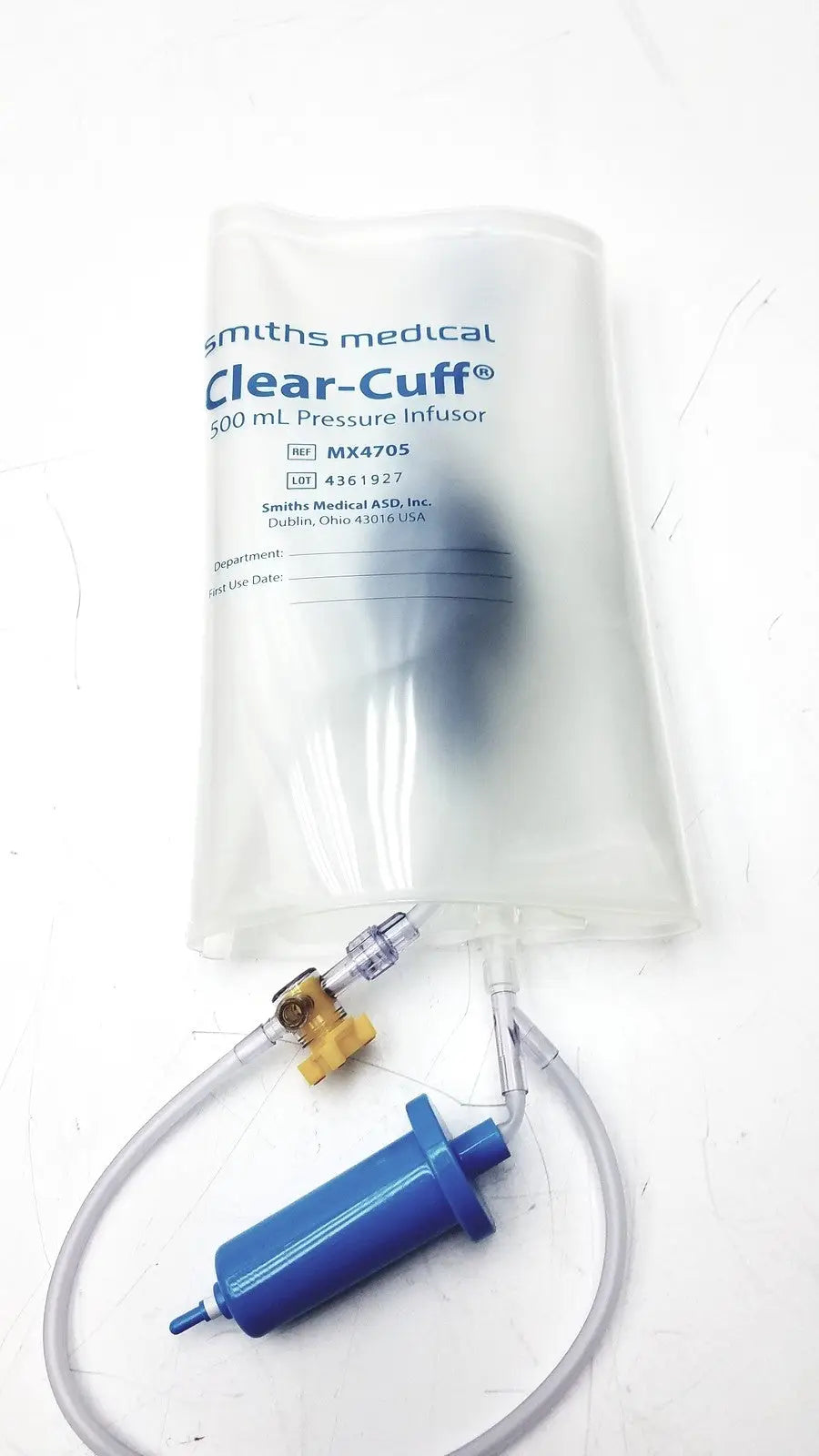 Smiths Medical MX4705 Clear Cuff Pressure Infusor 500-mL