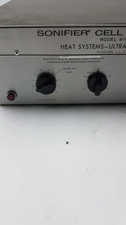 Sonifier Cell Disruptor Model W185 Heat System Ultrasonic