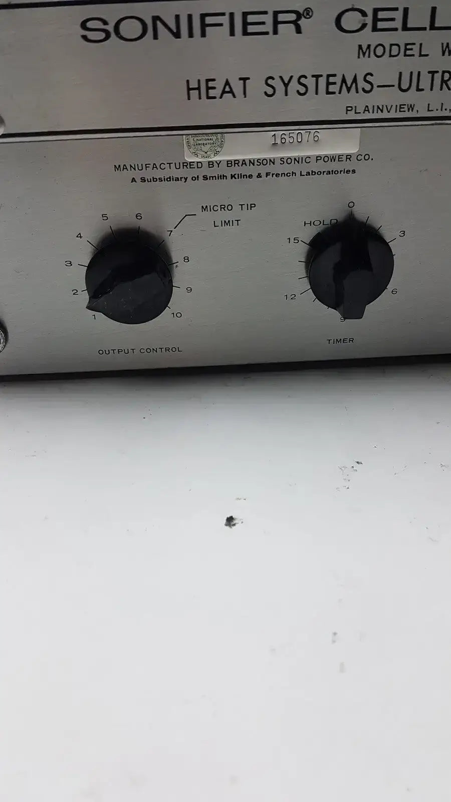Sonifier Cell Disruptor Model W185 Heat System Ultrasonic