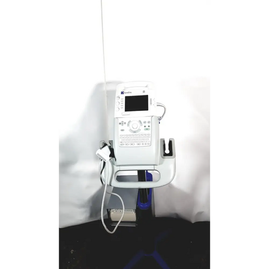SonoSite L38/10-5 MHz Linear Transducer With Ref. P01088-01 Rolling Stand - Ultrasound