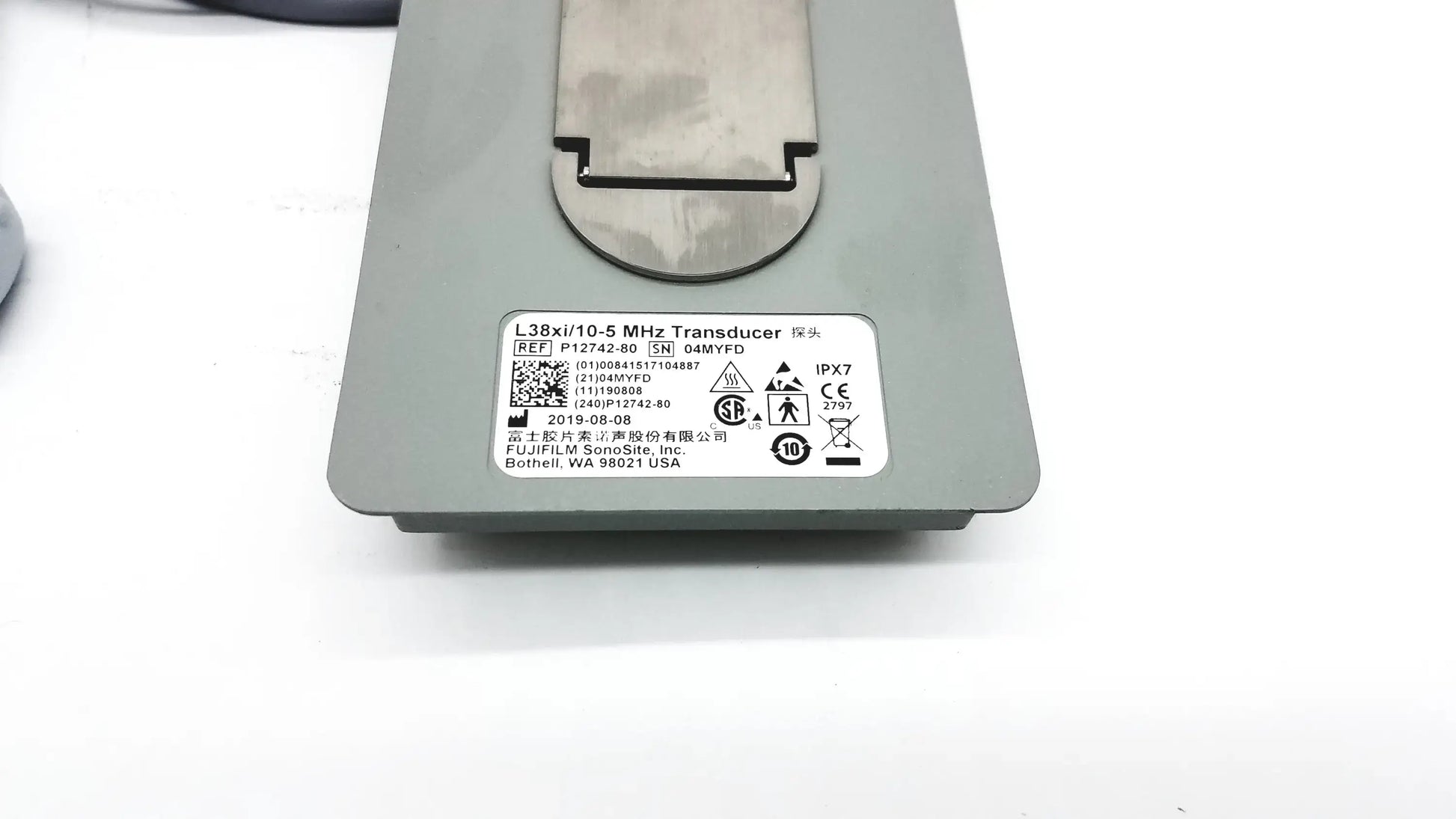 Sonosite L38xi P12742-80 10-5 MHZ Linear Ultrasound Transducer Probe