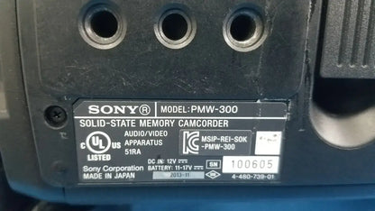 Sony PMW-300 Solid-State Memory XDCAM Camcorder Full HD 3CMOS