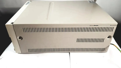 Beige metal server chassis with ventilation slits and screws of sony svo-9500md medical svhs vhs videocassette recorder