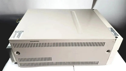 Beige metal sony svo-9500md medical svhs vhs device with ventilation slits and top handle for medical recording use