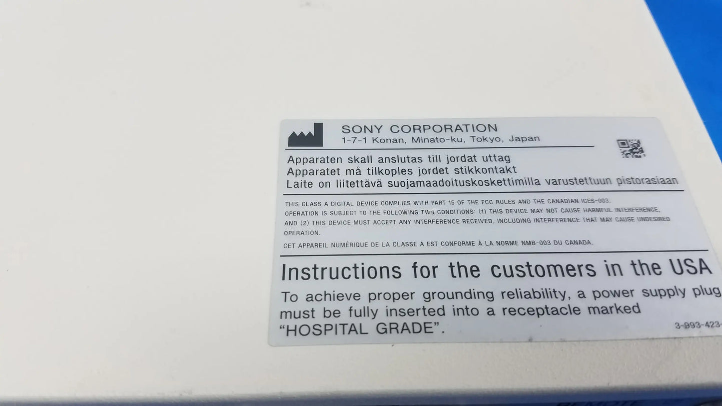 Sony UP-25MD Color Video Printer