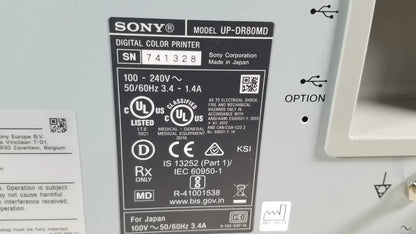 Sony UP-DR80MD Digital Color Printer Medical Grade A4 Ultrasound Endoscopy