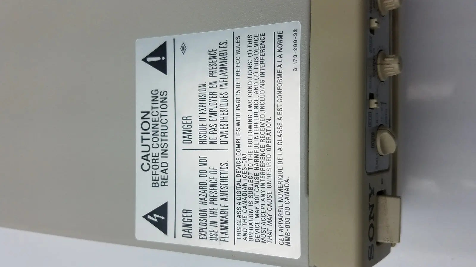 Sony Video Graphic Printer UP-895MDW - Medical