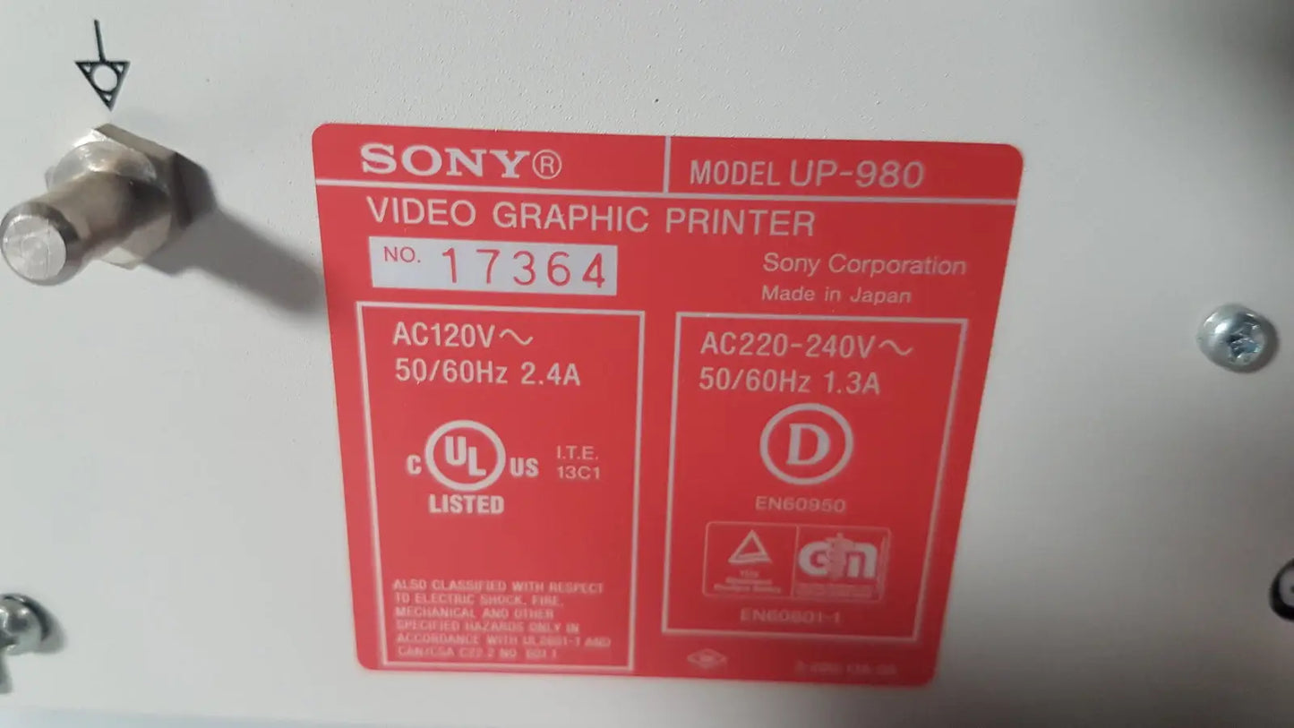 Sony Video Graphic Printer UP-980