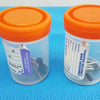 Specimen Containers 90 mL Sterile with Tamper-Evident Label & Orange Cap