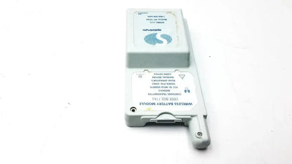 Gray plastic wireless battery module rectangular shaped with printed labels for spectrum wireless battery module ieee 802.11b