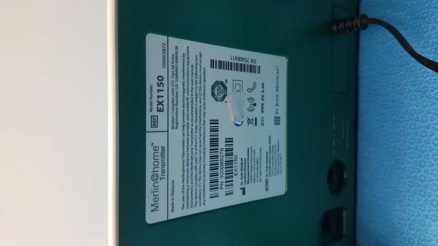 St. Jude EX1150 WiFi Transmitter Unit – For Parts / No Patient