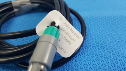 St jude medical ibi-85641 catheter connection cable in black used for connecting and reusing medical equipment