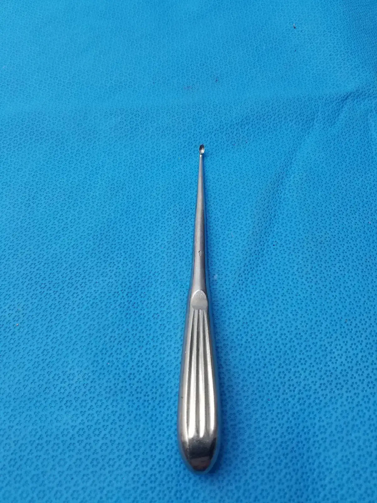 Stainless Bone Curette Oval Cup Surgical Orthopedic Instruments