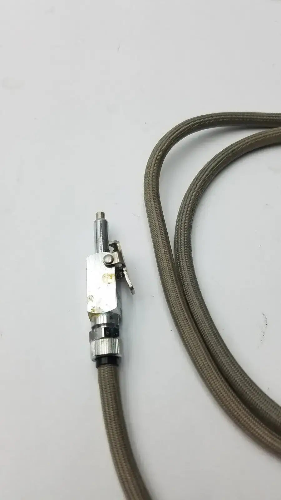 Stainless Steel Braided Cable/Hose for Water or Air with Valve - Dental Unit Hose
