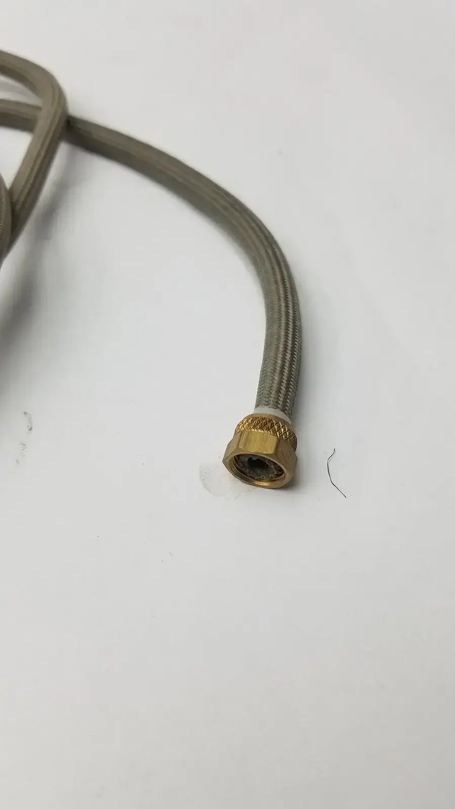 Stainless Steel Braided Cable/Hose for Water or Air with Valve - Dental Unit Hose