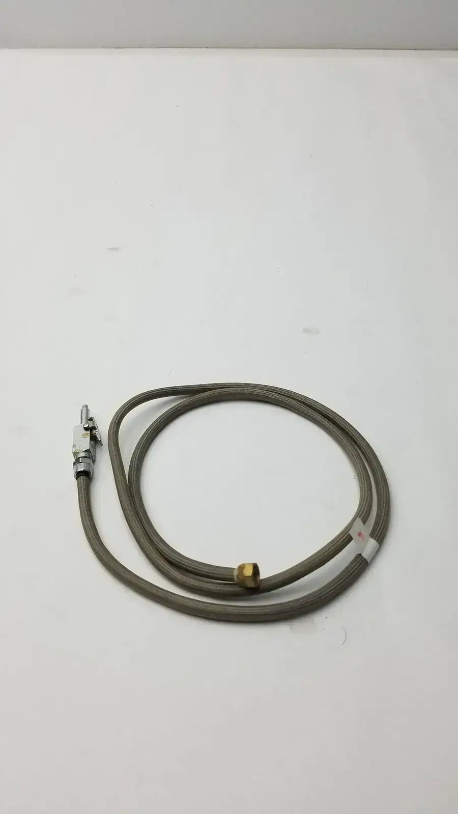 Stainless Steel Braided Cable/Hose for Water or Air with Valve - Dental Unit Hose
