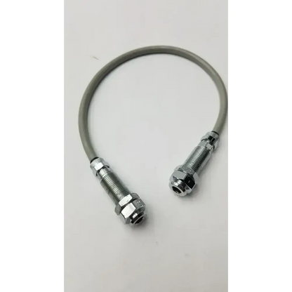 Stainless Steel Cable/Hose With Dual Nuts - Dental Unit Hose