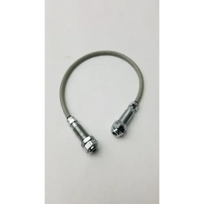 Stainless Steel Cable/Hose With Dual Nuts - Dental Unit Hose