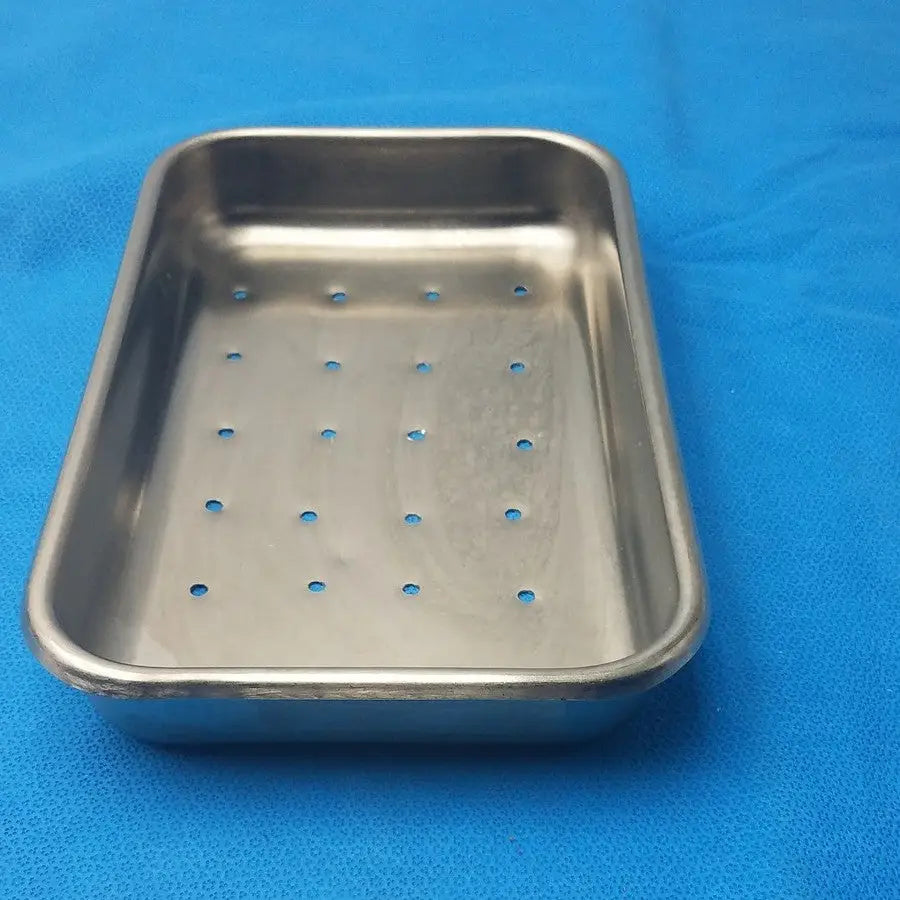 Stainless Steel Perforated Instrument Tray Sterilization Container