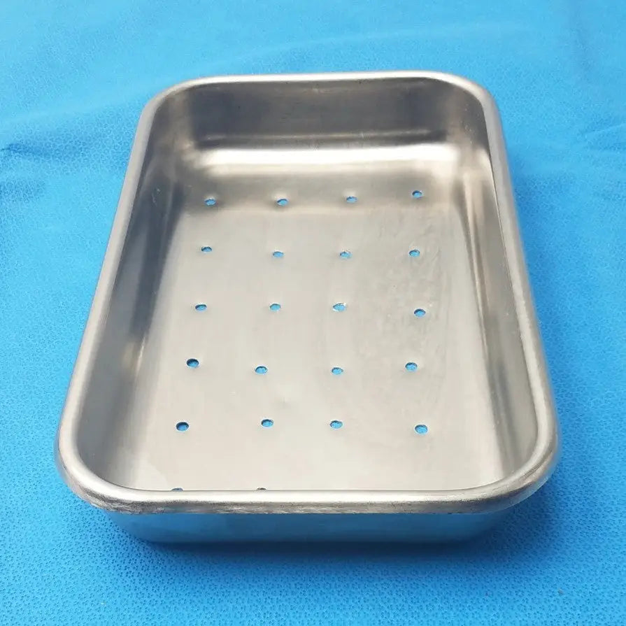 Stainless Steel Perforated Instrument Tray Sterilization Container