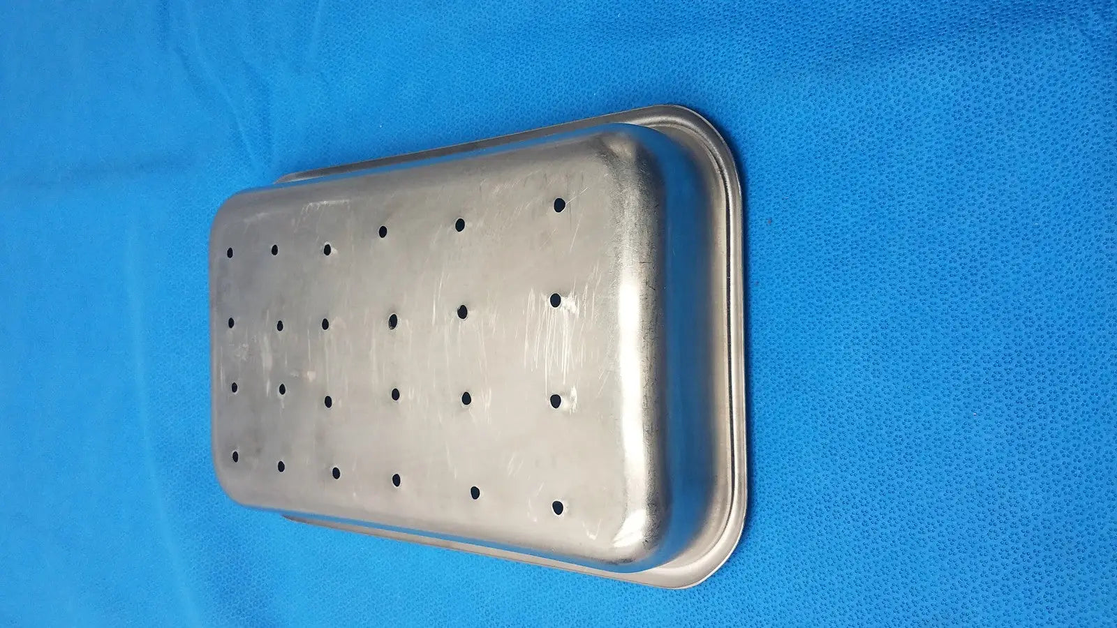 Stainless Steel Perforated Instrument Tray Sterilization Container