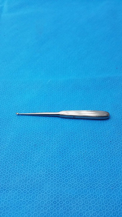 Stainless Steel Spratt Brun Mastoid Curette Surgical Ear Instrument