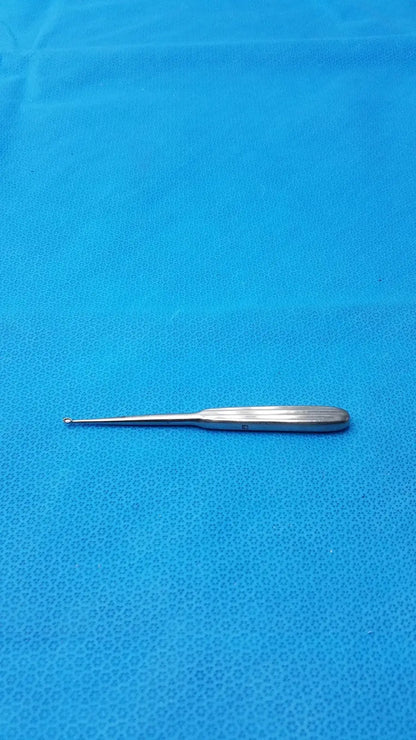 Stainless Steel Spratt Brun Mastoid Curette Surgical Ear Instrument