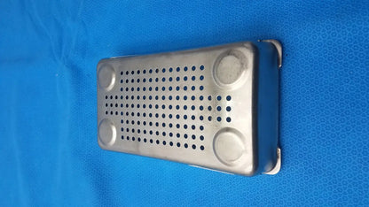 Stainless Steel Sterilization Basket 9x5x1.75 in Mini Medical Instrument Tray