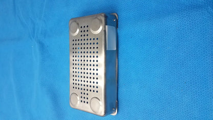 Stainless Steel Sterilization Basket 9x5x1.75 in Mini Medical Instrument Tray