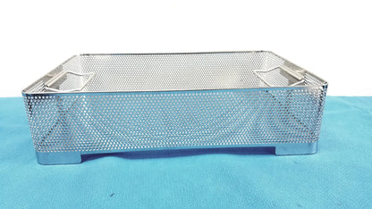 Stainless Steel Sterilization Basket Tray Surgical Instrument