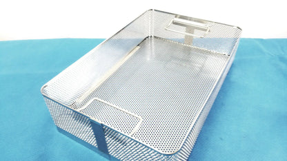 Stainless Steel Sterilization Basket Tray Surgical Instrument