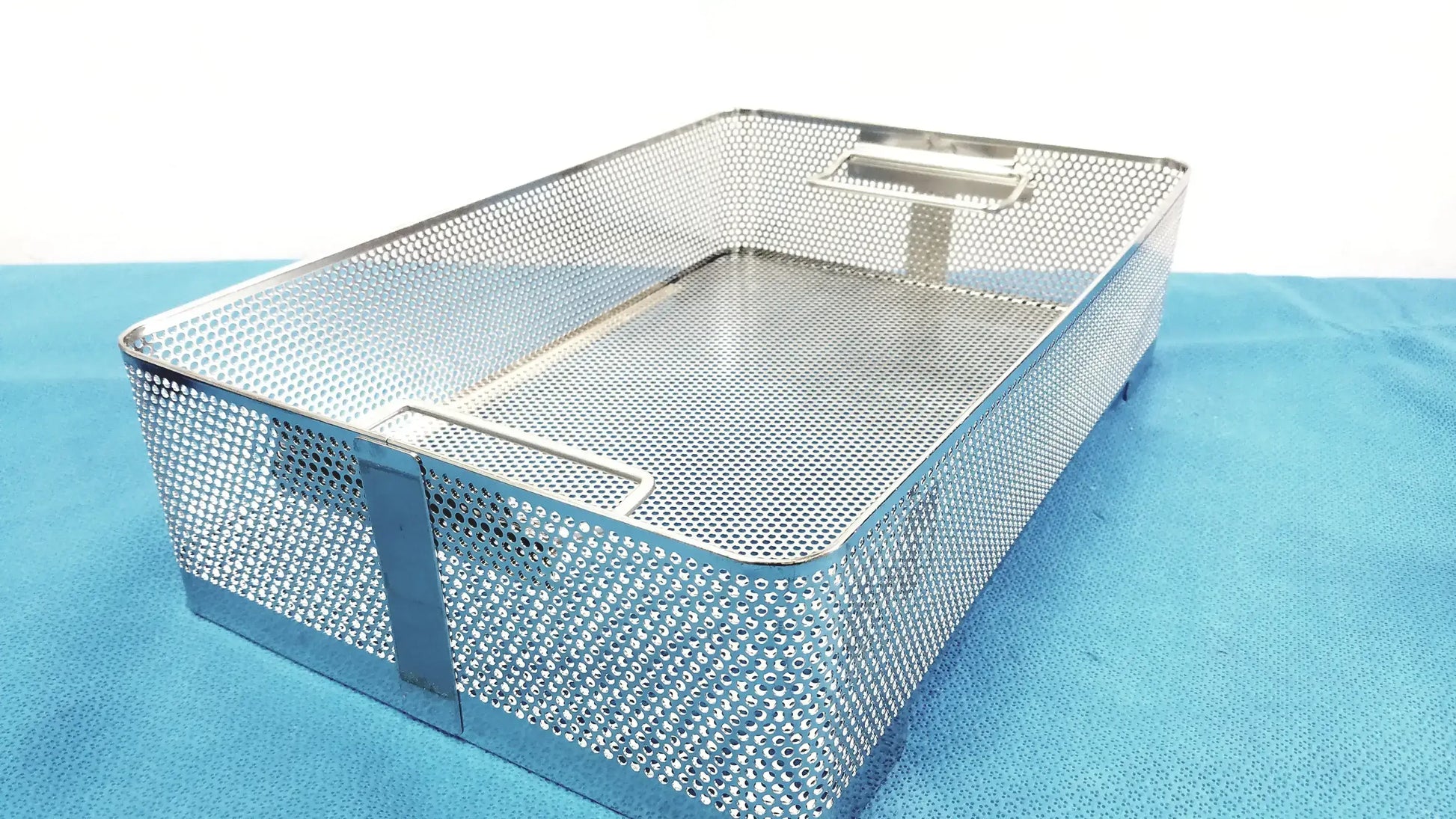 Stainless Steel Sterilization Basket Tray Surgical Instrument