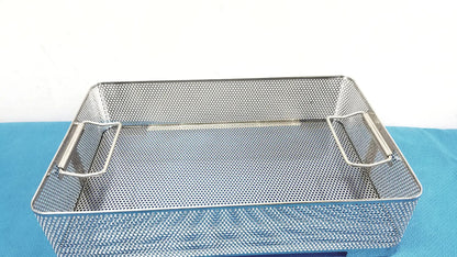 Stainless Steel Sterilization Basket Tray Surgical Instrument
