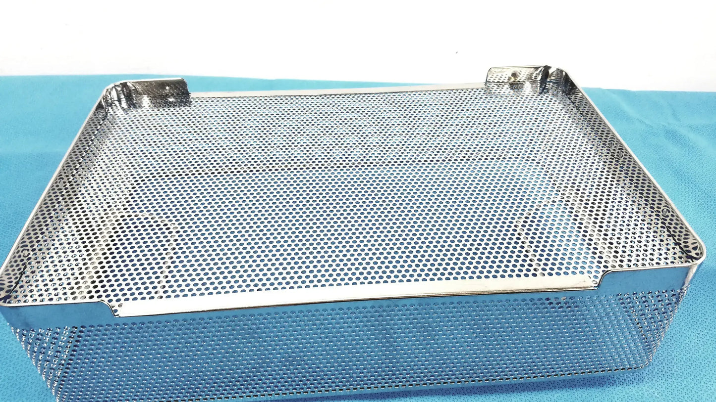 Stainless Steel Sterilization Basket Tray Surgical Instrument