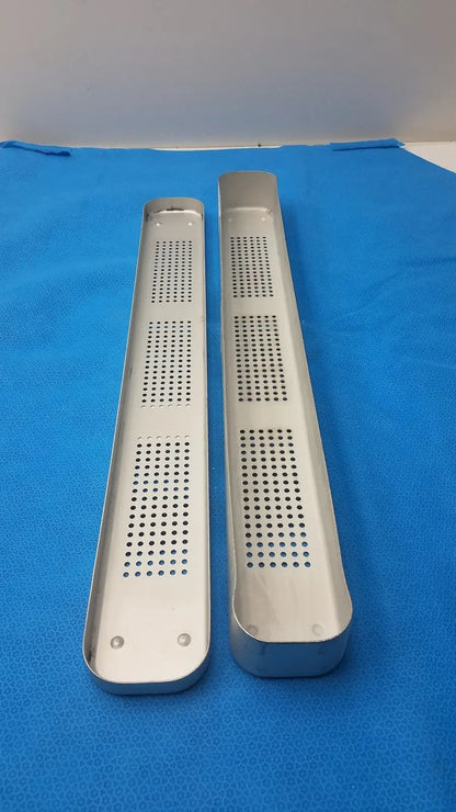 Stainless Steel Sterilization Scope Container Box 24’’ x 3.5’’ 2’’