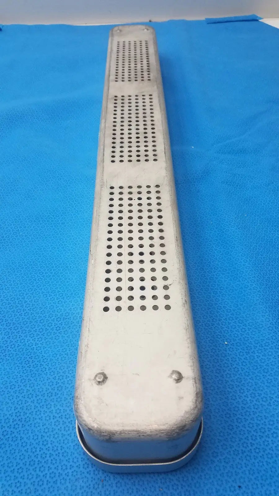 Stainless Steel Sterilization Scope Container Box 24’’ x 3.5’’ 2’’