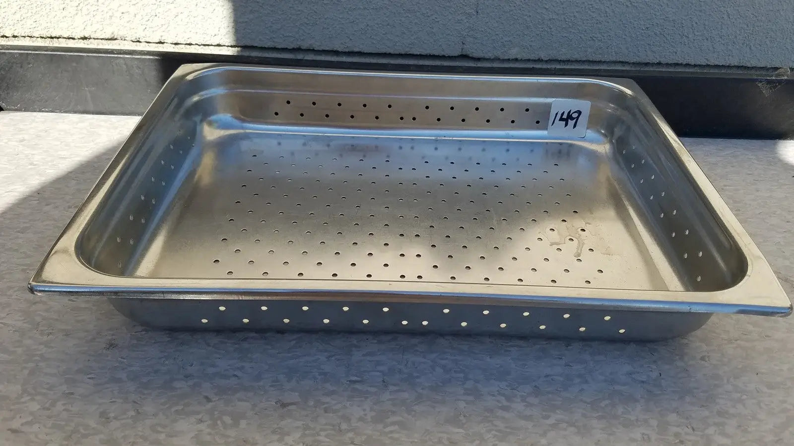 Stainless Steel Tray with Holes