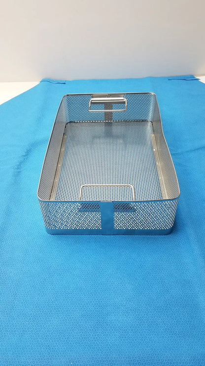 Stainless Surgical Instrument Tray Basket – Sterilization Container Used
